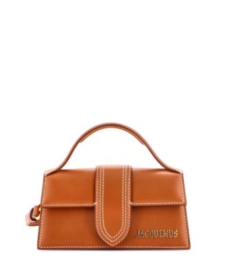Le Bambino Top Handle Flap Bag Leather