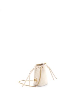 Micro Marcie Chain Bucket Bag Shearling