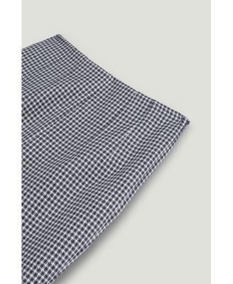 Women's Tailored Micro Check Cigarette Pants