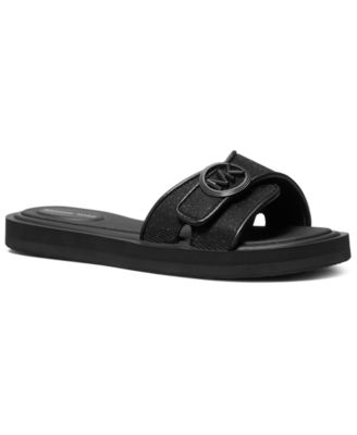 Women's Open Toe MK Pool Slides Sandals