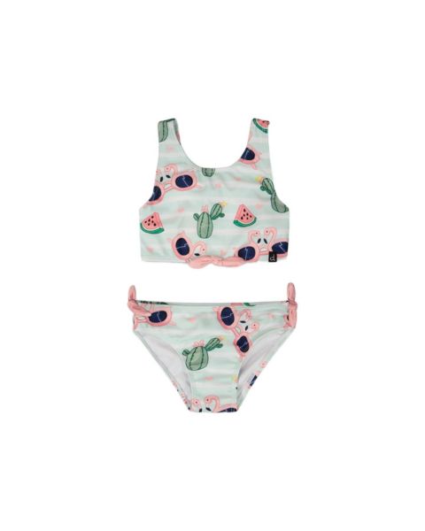 Купальники Deux par Deux Girl Two-Piece Swimsuit Flamingo and Cactus Print - Child