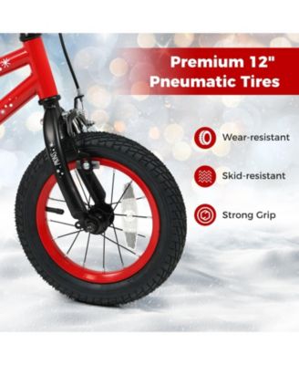 Inch Kids Bike Adjustable with Christmas Music & Flag for Aged Years Old