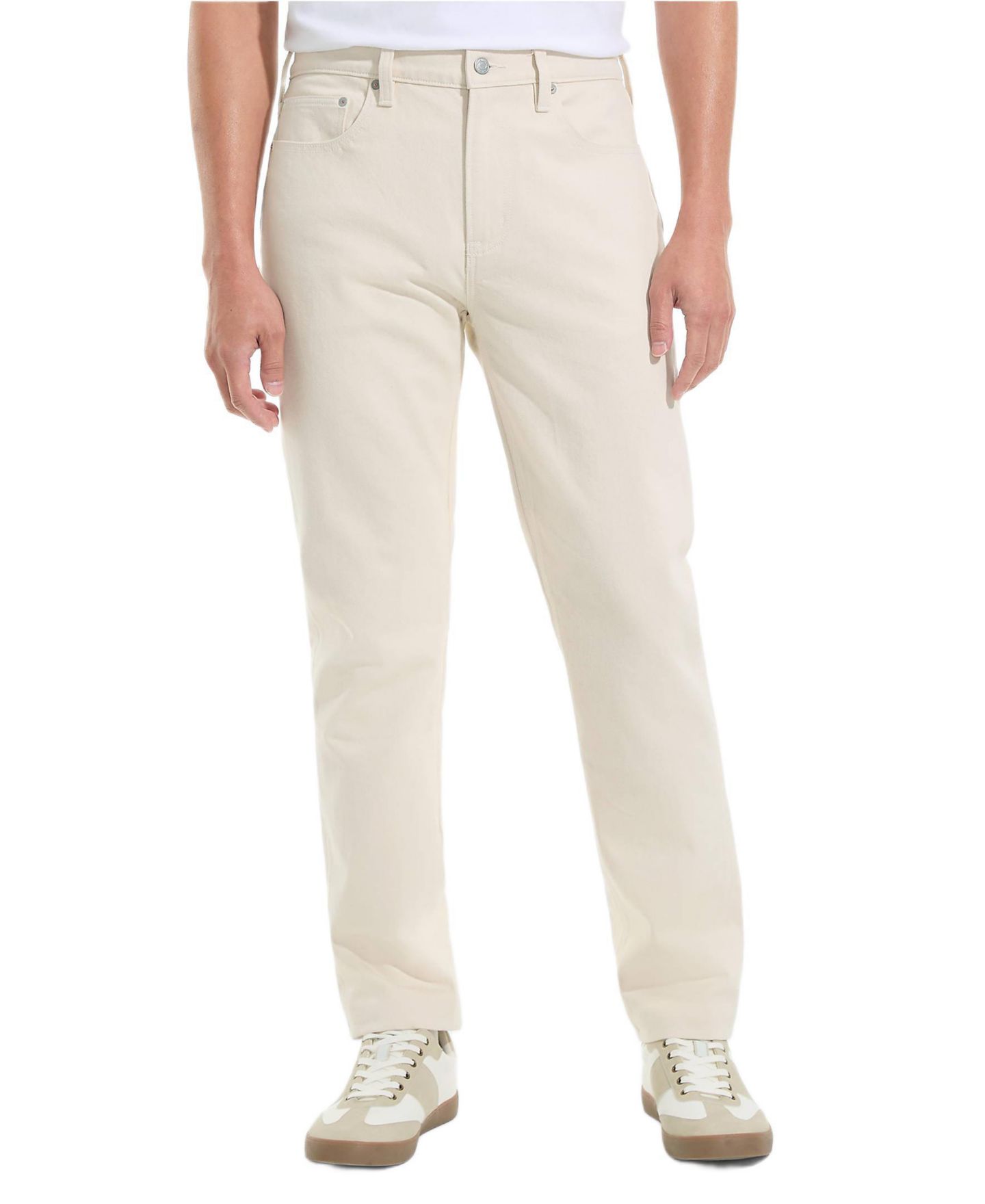 Мужские джинсы Lands' End Stretch Slim Fit Jean, цвет: Натуральный — фото 2