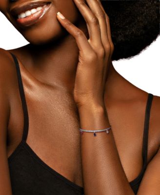 Multi Created Gemstone (9-7/8 ct. t.w.) Bracelet in Sterling Silver