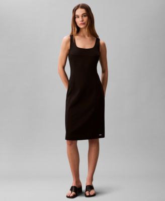 Women's Sleeveless Scoop Neck Dress