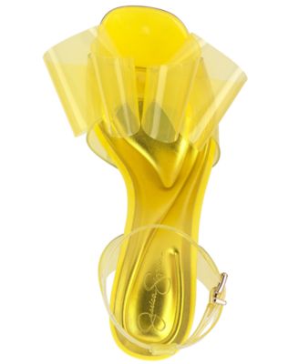 Women's Olivine Vinyl Bow Stiletto Dress Sandals