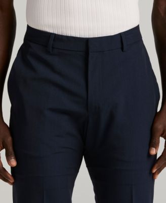 Men's Slim-Fit Flat Front Dress Pants
