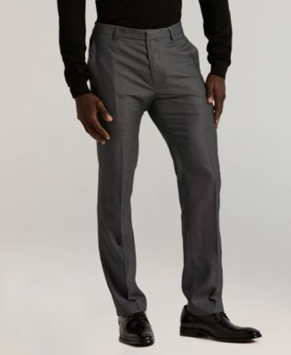 Men's Slim-Fit Flat Front Dress Pants