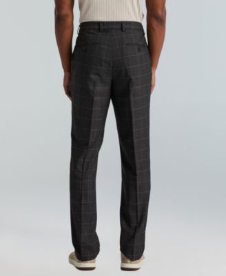 Men's Slim-Fit Gripper Waist Dress Pants