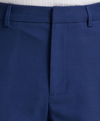 Men's Slim-Fit Flat Front Dress Pants
