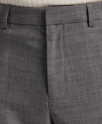 Men's Slim-Fit Gripper Waist Dress Pants