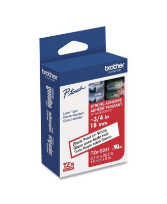 TZES241G 0.7 in. x 26.2 ft. TZe Extra-Strength Adhesive Laminated Labeling Tape