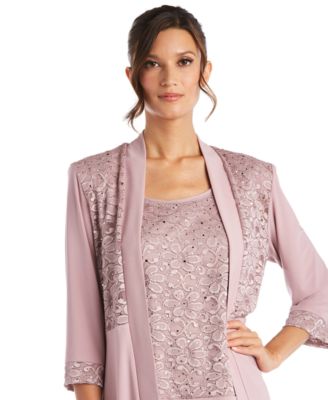 Petite Round Neck Top, Jacket & Pants, 3-Piece Set