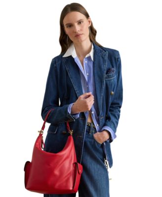 Nappa Leather Large Blaike Shoulder Bag