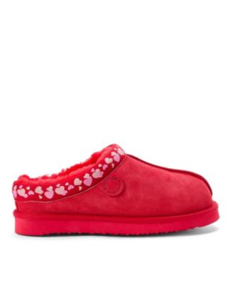 Fireside by Women's Greta Genuine Shearling Clog Slipper with Embroidery