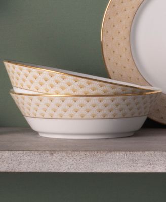 Trocadero Gold-Tone Soup Bowls, Set of 4