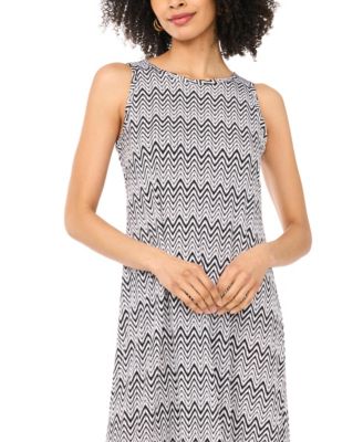 Women's Sleeveless Crewneck Maxi Dress