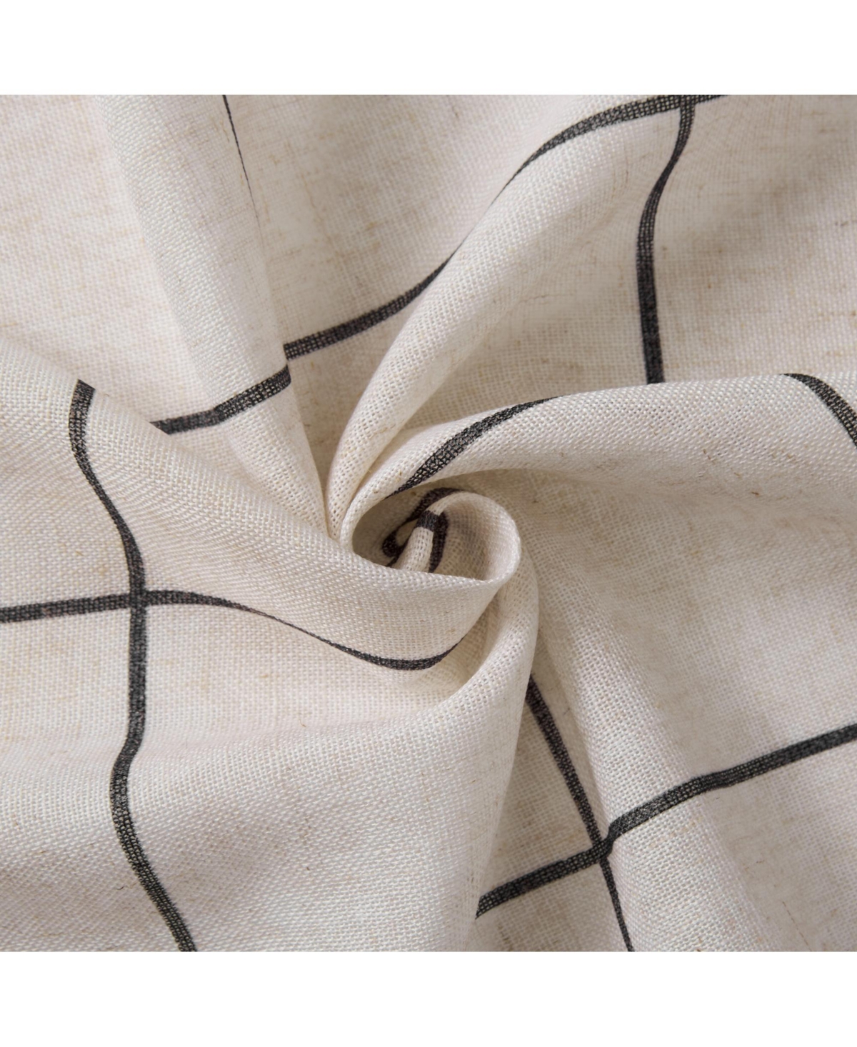 Elrene Home Fashions Brighton Windowpane Plaid Blackout Window Curtain Panel