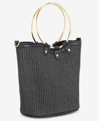 Straw Bucket Bag