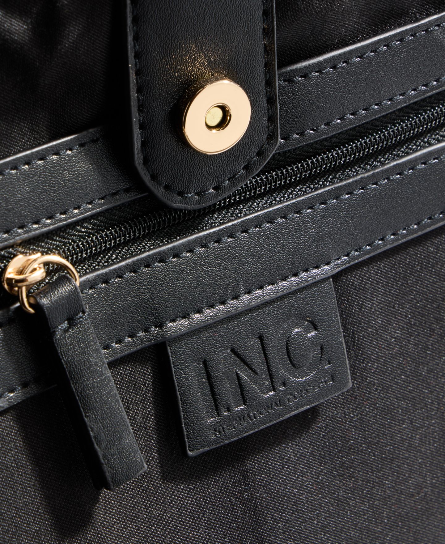 Женская сумка I.N.C. International Concepts Square Straw, цвет: Чёрный — фото 7