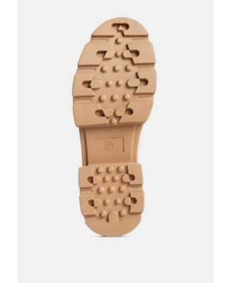 Womens Jaxtyn Chunky Platform Heel Loafers