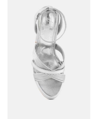 Womens Splendid Crisscross Straps High Heel Sandals