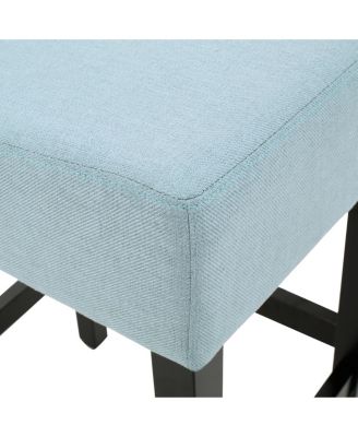 Set Of 2, 26.75" Backless Leather Counter Height Barstool