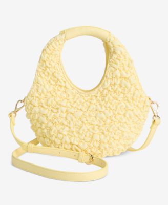 Alyii Ruched Stripe Top Handle