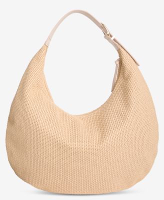 Joenii Extra-Large Straw Hobo Bag