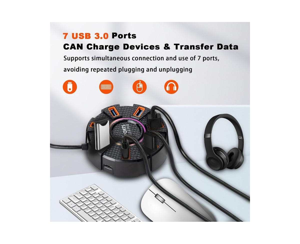 Risokeys Usb Hub 7 Ports