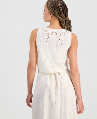 Juniors' Festival Lacey Fly Away Cotton Top