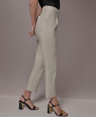 Women's Pleated Straight Pants