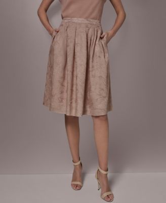 Donna Karan New York - Women's Embroidered Pleated Skirt