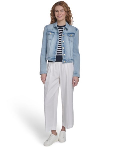 Женские куртки Nautica Classic Denim Trucker Jacket