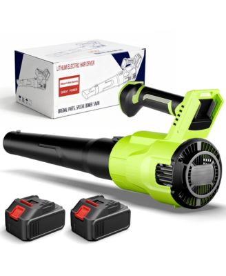 Cordless Leaf Blower 150 MPH 420 CFM with 2 Batteries Lightweight 5 lbs