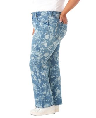 Plus Size Tummyless Bootcut Jeans