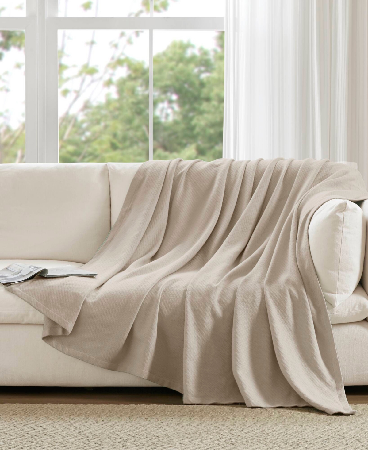 Madison Park Liquid Cotton Blanket