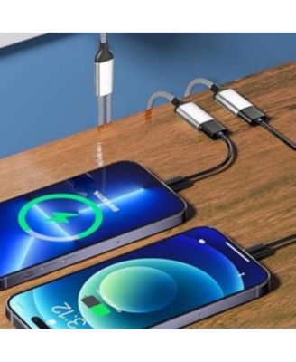 1-to-2 USB Hub, High-Speed Data Transfer, Compact Portable Adapter for Laptop/Car, Ideal for Travelers,Car Owners