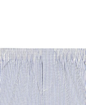 Baby Boys' Seersucker Stripe Vest, Shirt and Shorts, 3-Piece Set