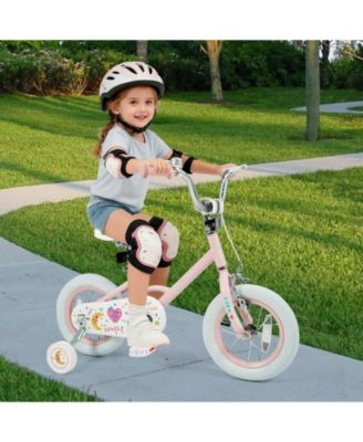 Kids Bike Adjustable for 3-8 Years Old Children - Stars & Moon