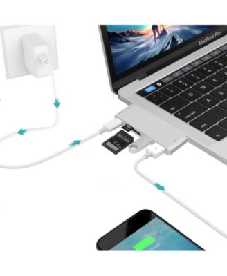 5-in-1 USB-C Hub, 10Gbps USB 3.1 Gen2 Transfer, Ideal for Home Office, Travel, Content Creation