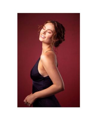 X-Drop Matte Vinyl Backdrop, Aged Red Wall, 5x7'