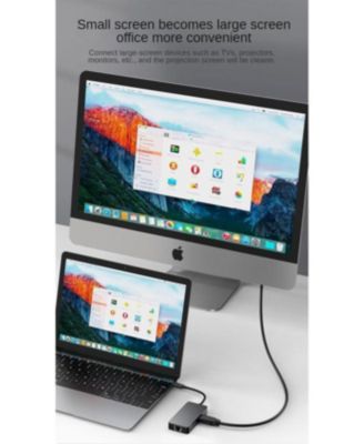 USB-C Hub Docking Station, 6-in-1, USB 3.2 Gen2 10Gbps, 4K60HZ HDMI,Applicable to Computers, laptops, and Tablets