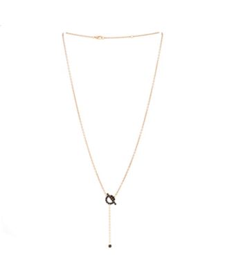 Pre-Owned HERMES Finesse Lariat Pendant Necklace
