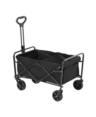 Compact Folding Wagon with All-Terrain Wheels & 220 lbs Capacity
