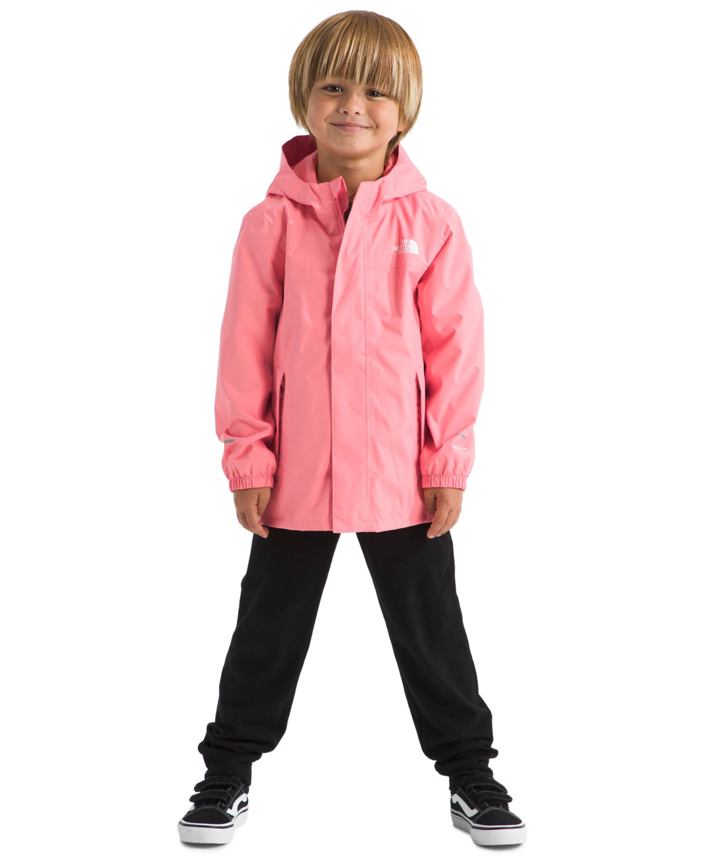 Детская куртка-дождевик The North Face Antora с капюшоном, 2T-7, цвет: Коралловый — фото 2