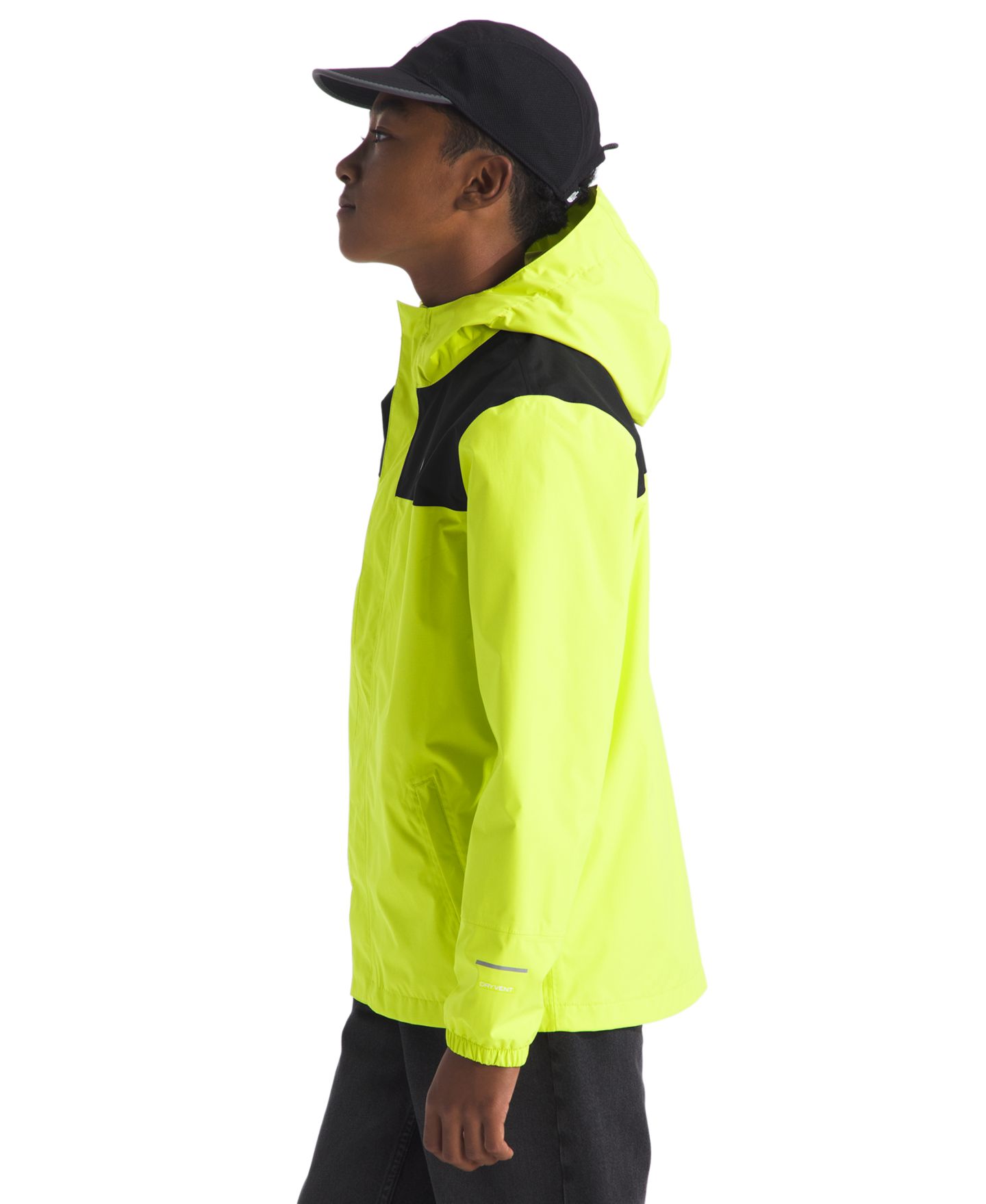 Детская куртка-дождевик The North Face Antora на молнии, 6-20, цвет: Лаймовый — фото 4