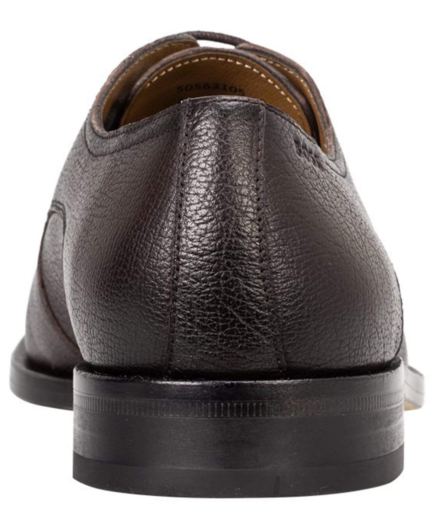 Обувь Hugo Boss Men's Lace-Up Dress Shoes, цвет: Тёмный коричневый — фото 2