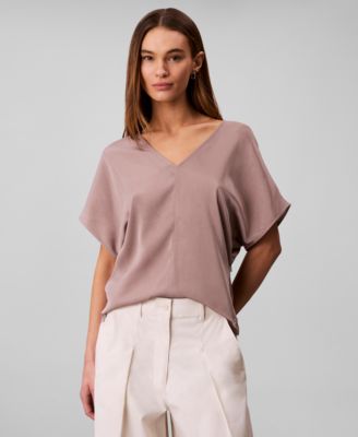 Women's Short-Sleeve V-Neck Top