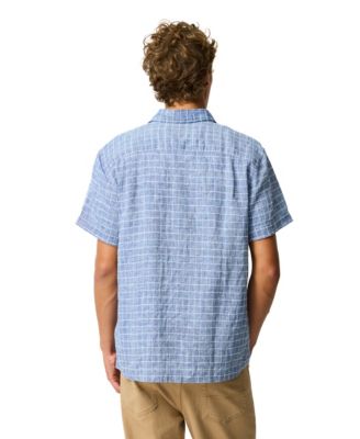 Men's Regular Fit Croft View Short Sleeve Linen Shirt